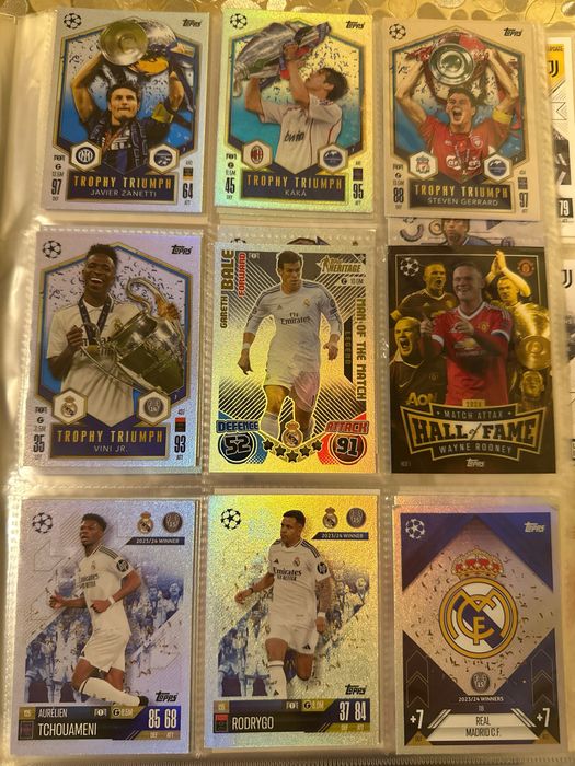 Картки Колекційні футбольні картки Topps Match Attax 24/25 + Panini + Альбом