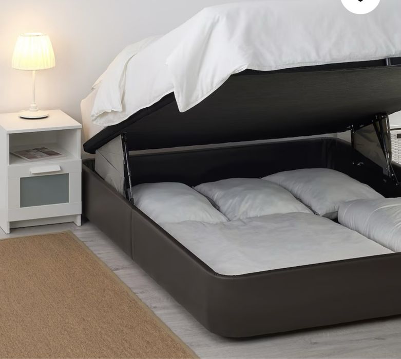 Cama ikea + cabeceira + colchão