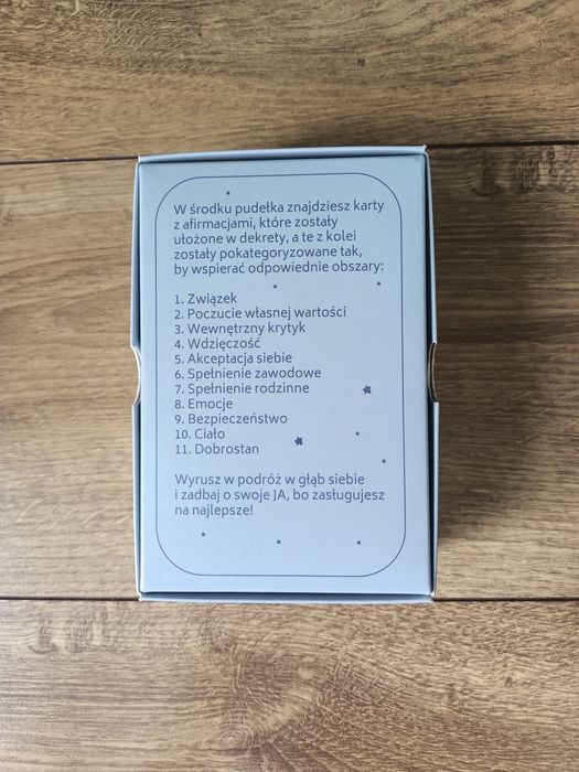 Karty afirmacji - Twoja transformacja - Szkoła Numerologii