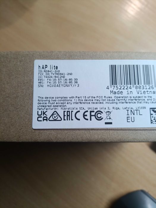 Mikrotik hAP lite RB941-2nD