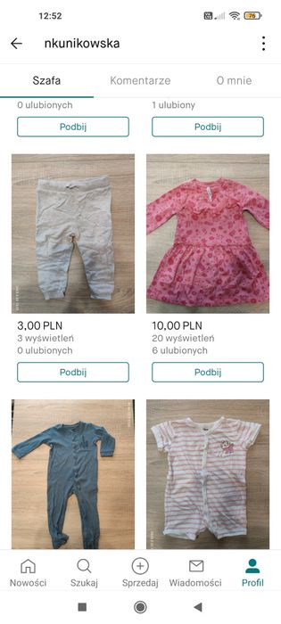 Ubranka 62-86 dla dziewczynki