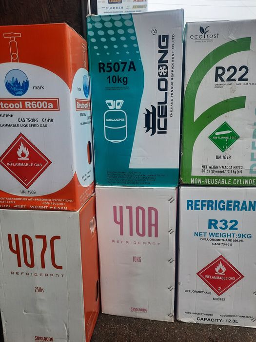Фреон R410;134;507;32;22;290;404;600;407; Ринок Юність