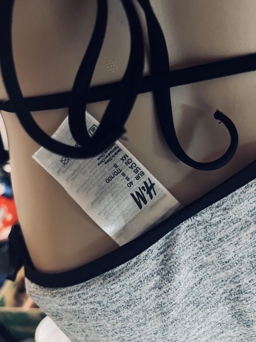 Bikini damskie szare rozm L stroj kapielowy