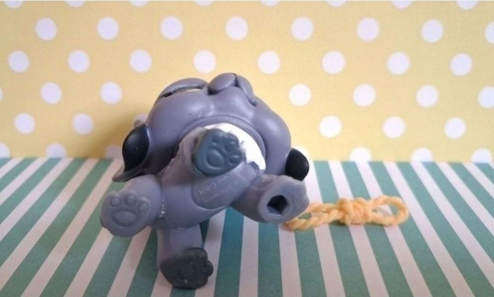 Littlest Pet Shop LPS unikatowy pies Bernardyn #1133