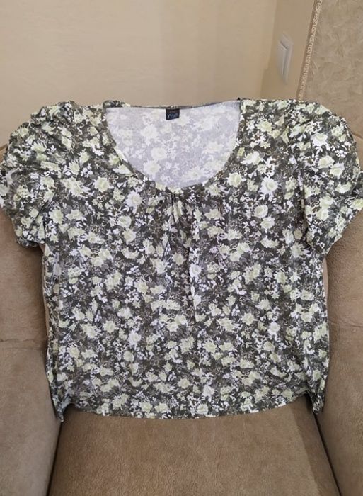 Блуза туника нова футболка большой размер