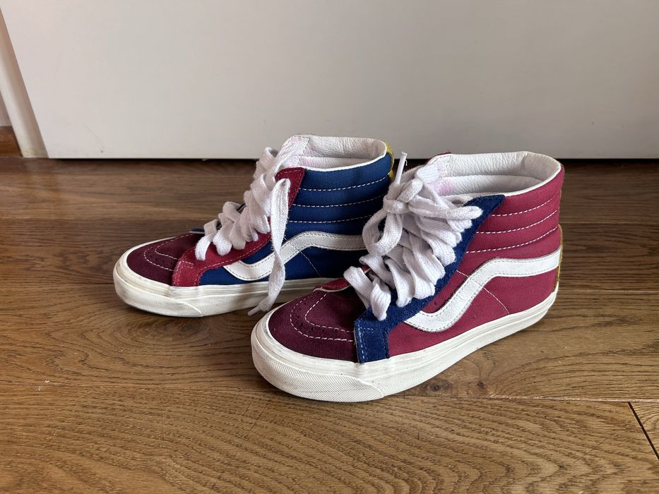 Skorzane buty Vans roz 35, bdb