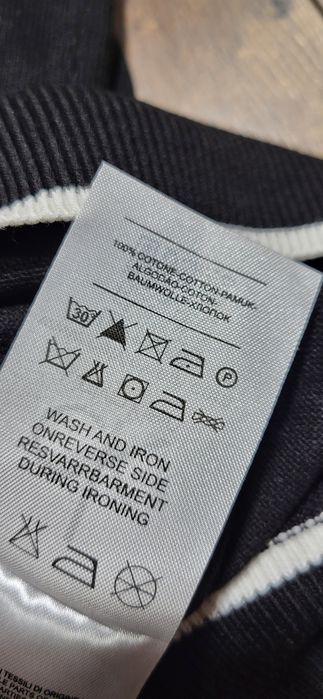 Koszulka męska czarna miękka jak kaszmir logo M L