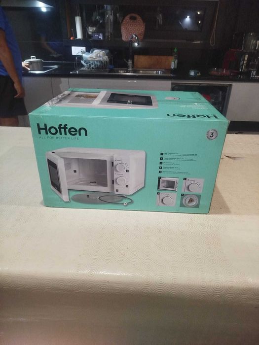 Micro-ondas Hoffen 20L, comprado hoje, ainda selado na caixa nunca aberto.
