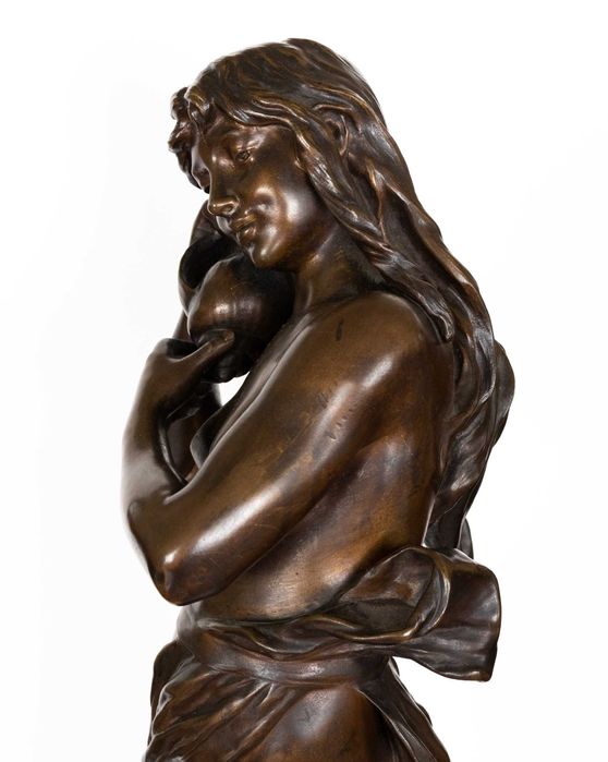 Escultura bronze Eurídice Eugène Marioton | século XIX