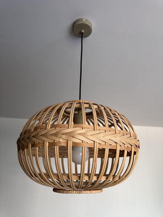 Lampa wisząca bambusowa