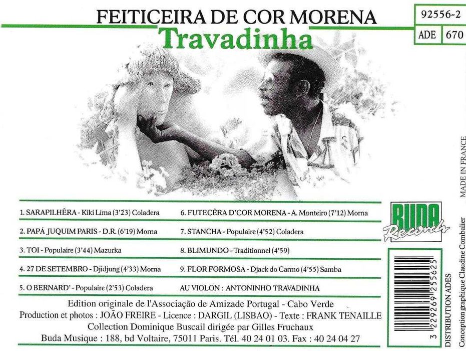 Travadinha - Le Violon Du Cap Vert (Feiticeira de Cor Morena)