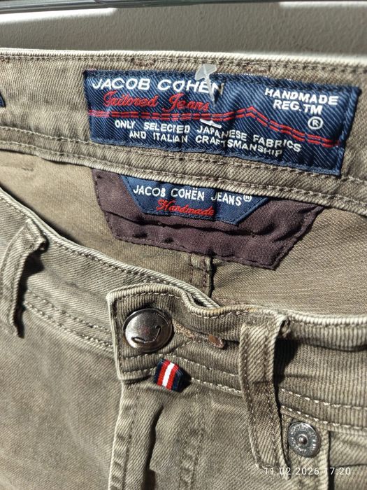 Jacobs Cohen nowe oryginalne slim stretch luksusowe jeansy męskie