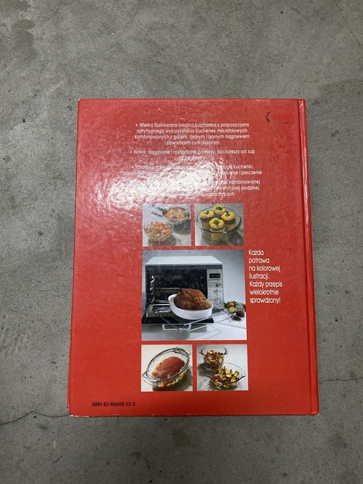 Kombinowana kuchenka mikrofalowa książka kucharska