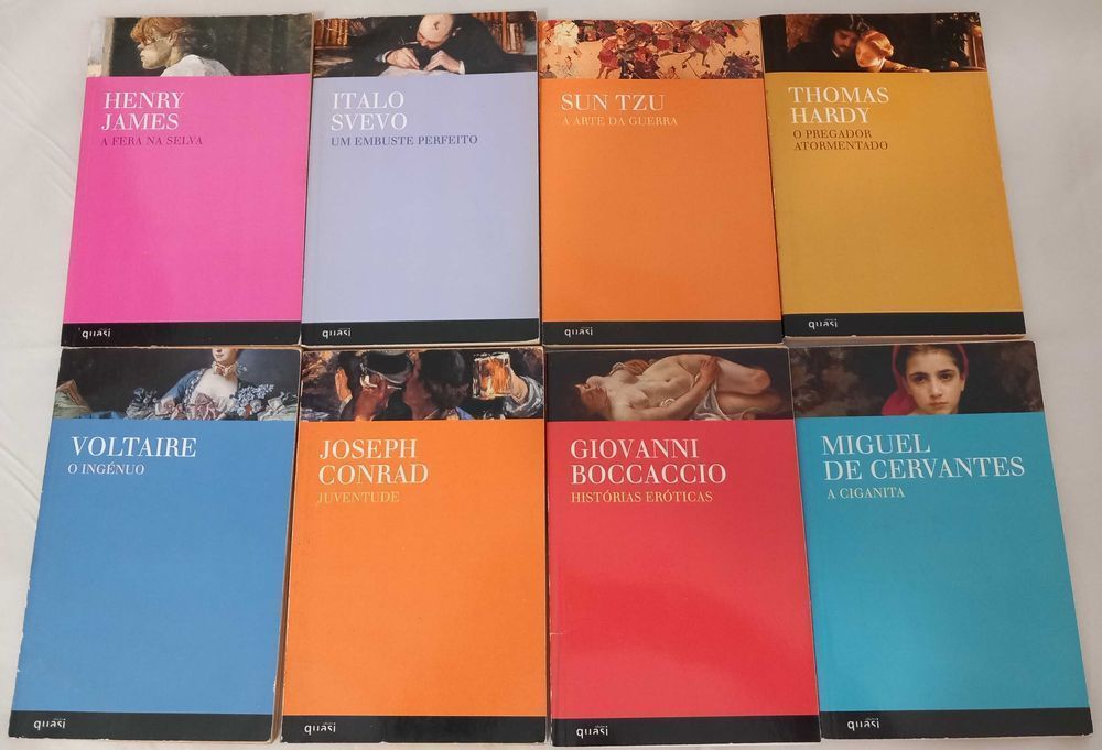 Livros Clássicos Ed QUASI James, Conrad, Voltaire, Svevo [Preço Conj]