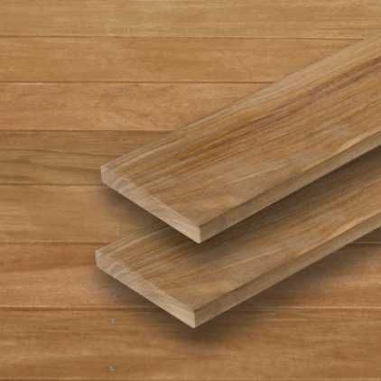 Deska tarasowa Bangkirai KD FAS drobny ryfel/gładka 21x145x2450 Promo