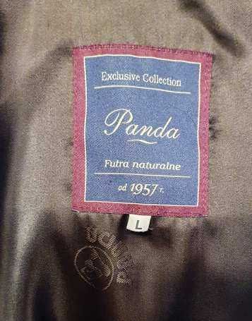 Futro z norek brązowe stan bardzo dobry rozm. L