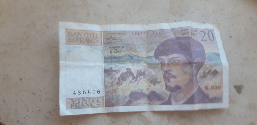 Nota de 20 Francos