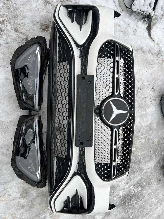 Бампер Mercedes W167 GLE AMG Фары Решётка Мерседес ГЛЕ АМГ V167 Радар