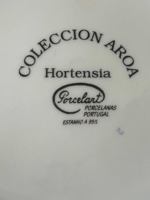 Prato decorativo com estanho