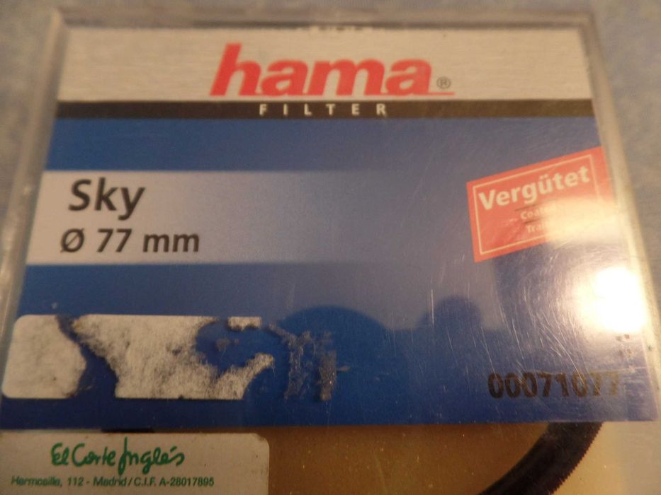 Filtro Hama Sky de 77mm Novo (98)