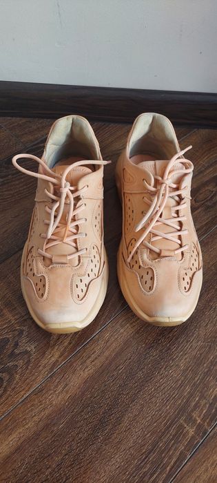 Жіночі шкіряні кросівки ecco chunky sneaker кроссовки женские кожание