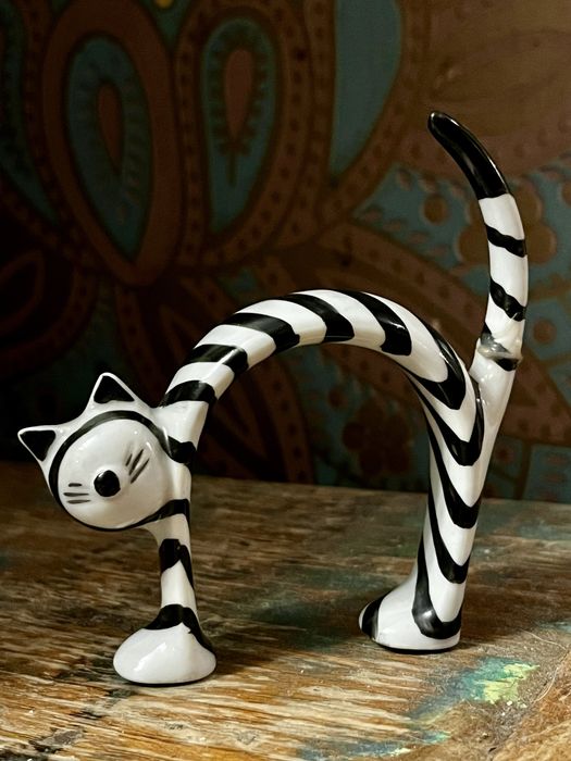 Figurka „Kotek śmiejący się”  Chodzież nie Ćmielów lata 60