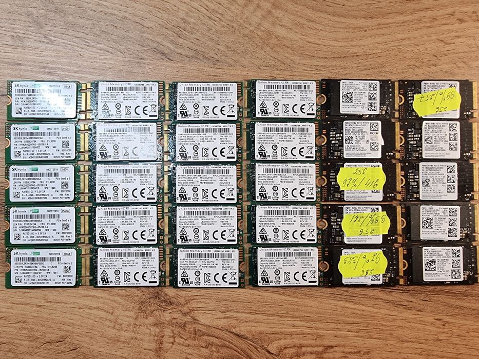 SSD M.2 nvme 256gb Samsung Hynix Memory Union
