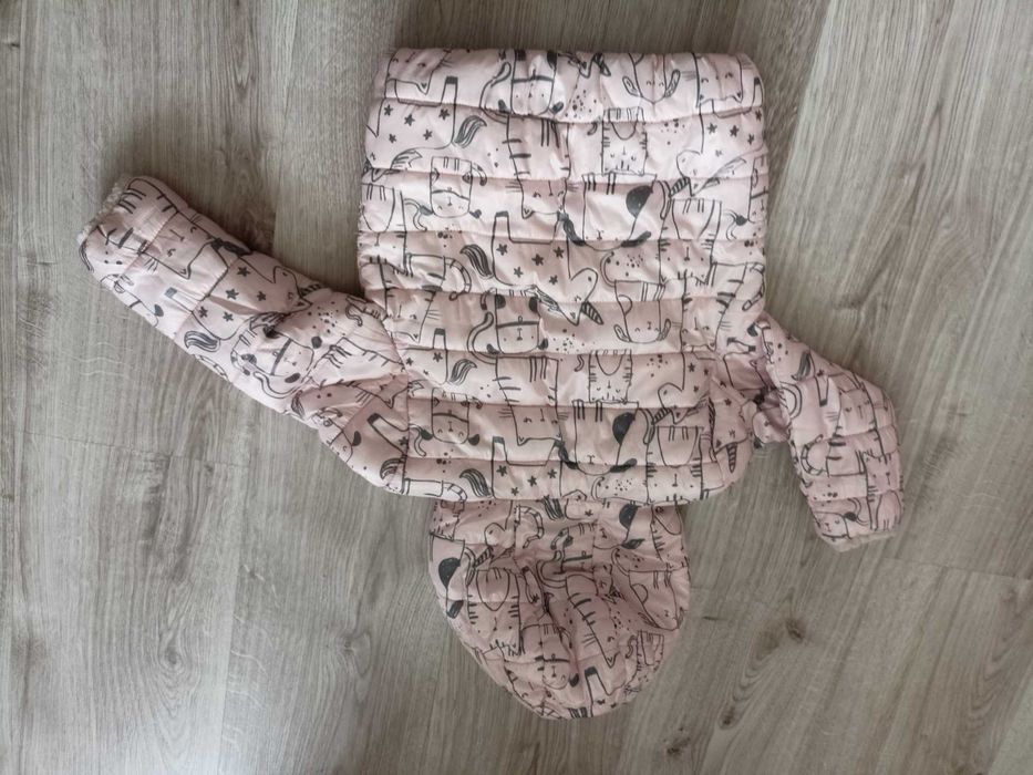 Kurtka zimowa ocieplana dla dziewczynki