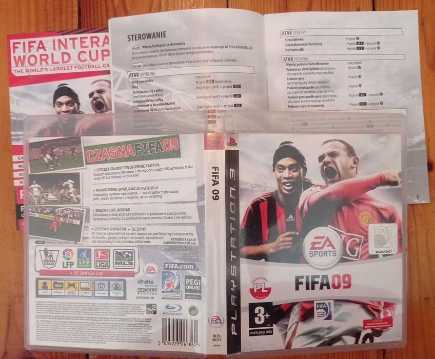 FIFA 09 PlayStation 3 - puste pudełko