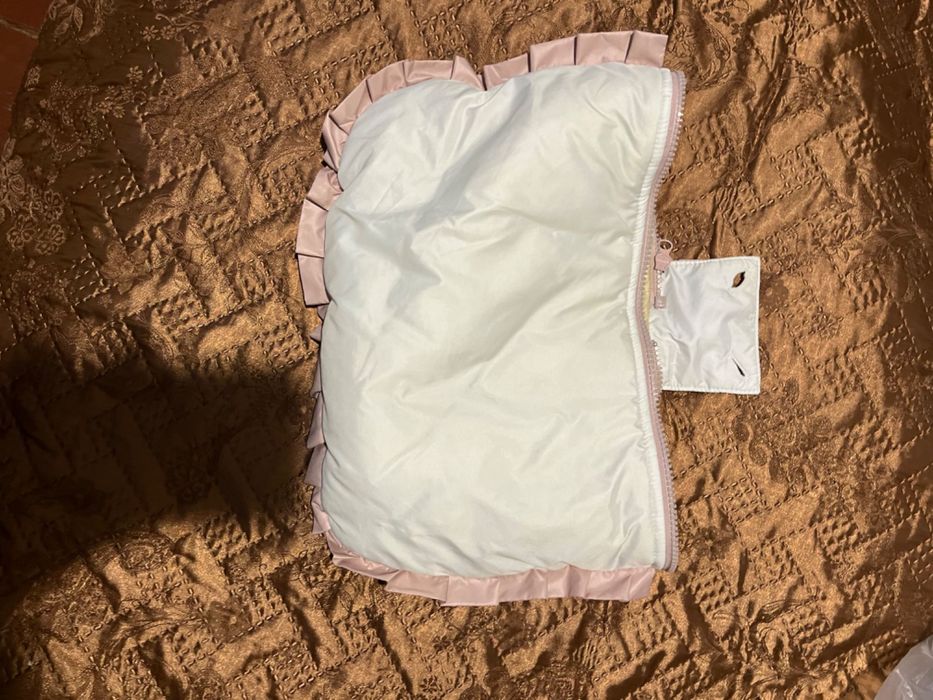 Зимовий комбінезон-конверт на дівчинку