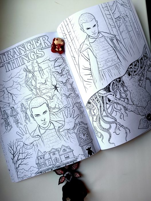 Розмальовка Дивні Дива Stranger things