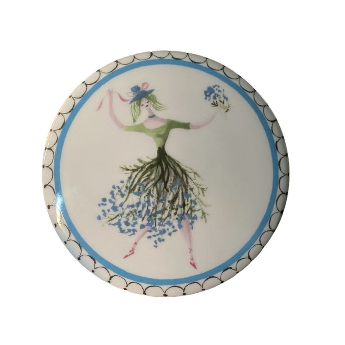 Só Tampa de caixa porcelana vista alegre