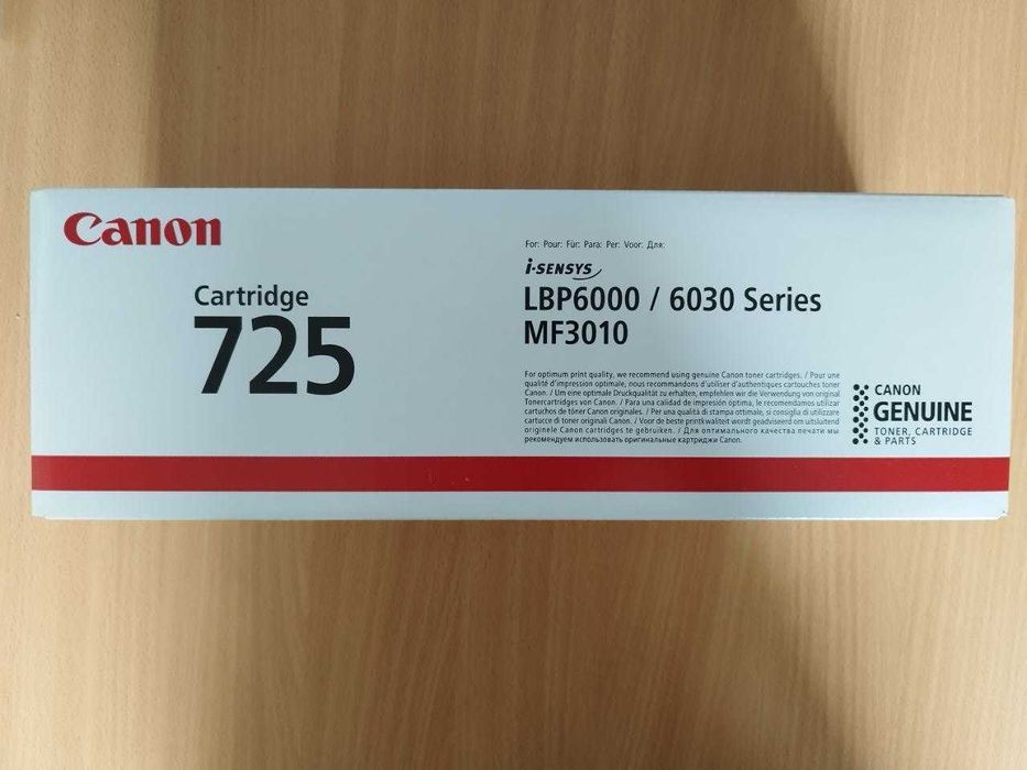 Оригінальний катридж Canon 725 новий
