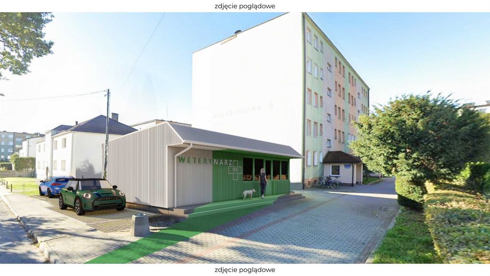 budynek usługowy z PARKINGIEM (duży potencjał) - śródmieście Olesna