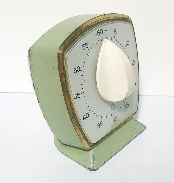Temporizador de cozinha com alarme Junghans anos 50