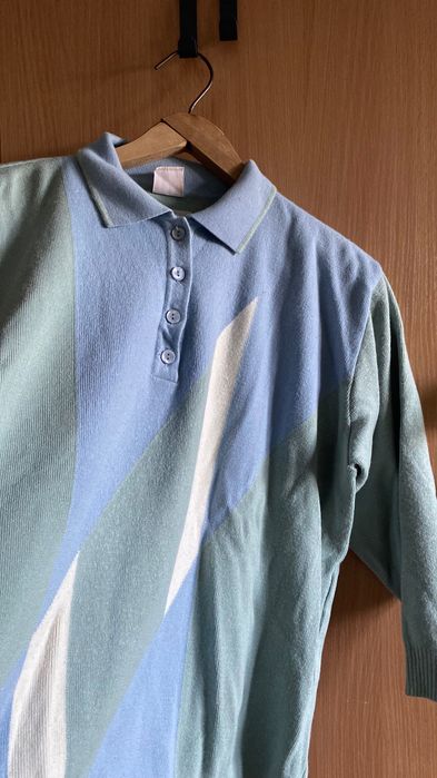 Sweter polo retro vintage retro