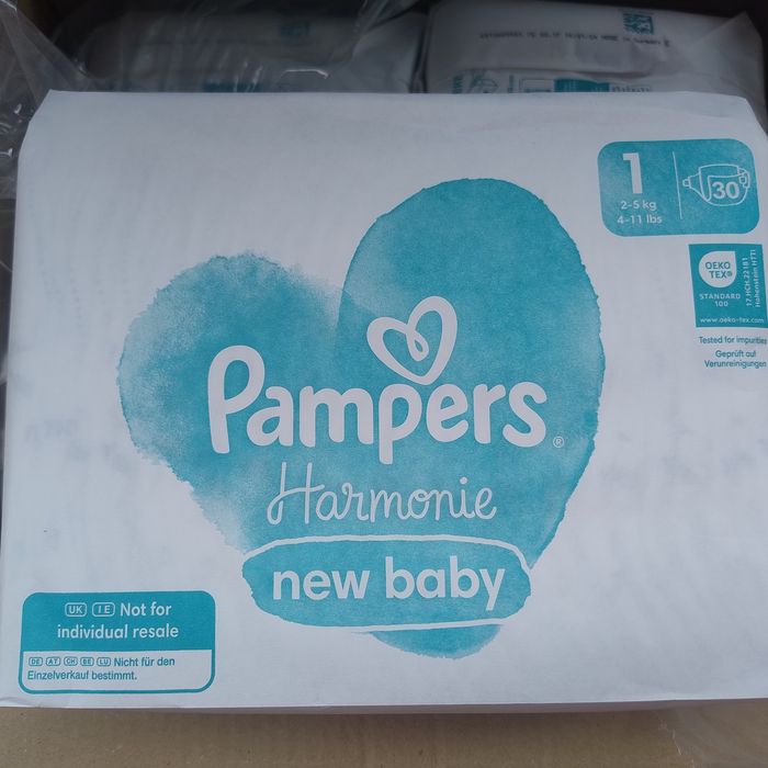 Підгузники Pampers Harmonie 1 180 Німеччина.