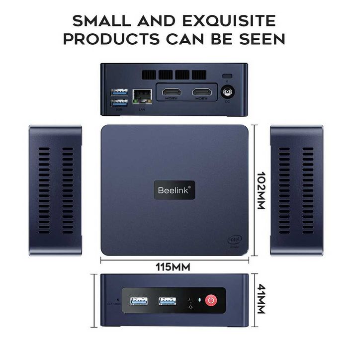 Beelink Mini S Intel N5095 16GB/256GB SSD