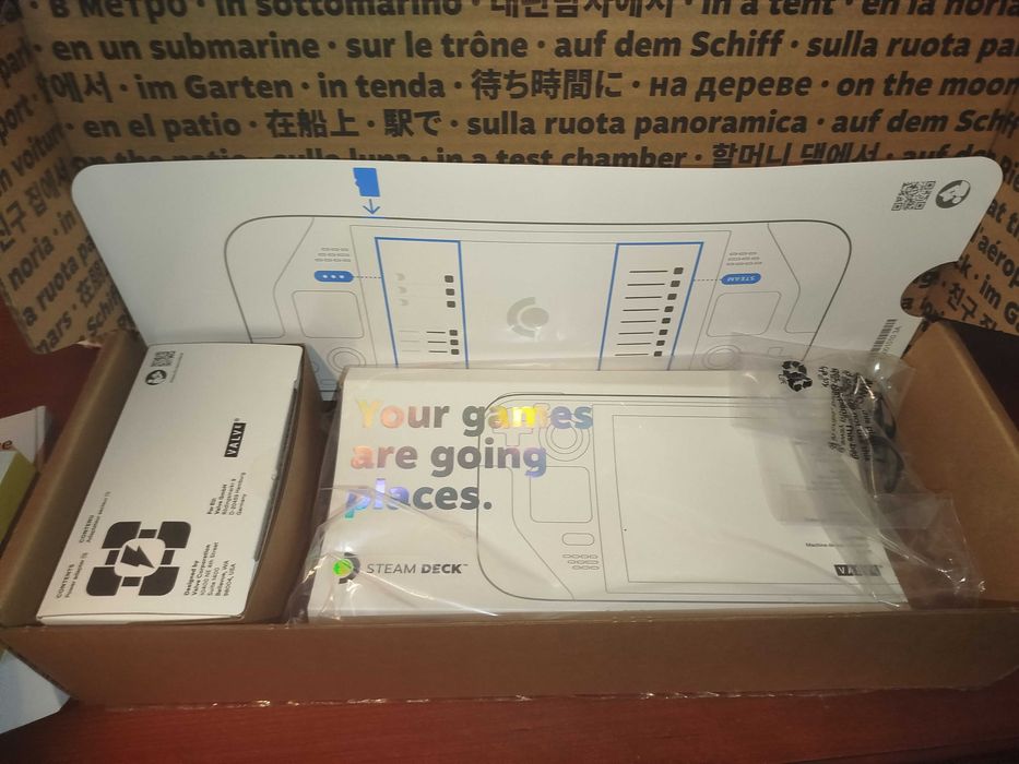 Steam Deck LCD 512 GB + 2 Cartões SD 512GB + Dock + Comando64739082527873120