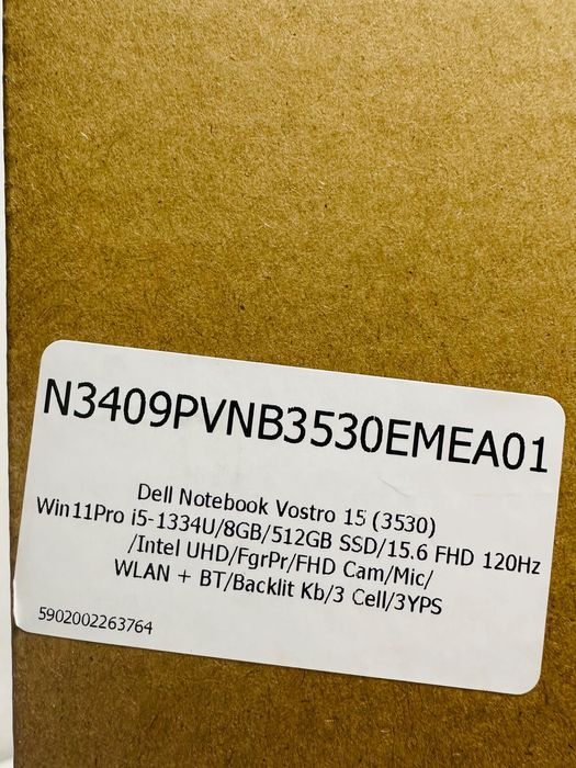 Dell Laptop Vostro 15 (3530) Win11Pro i5-1334U/8GB/512GB / Nowy!