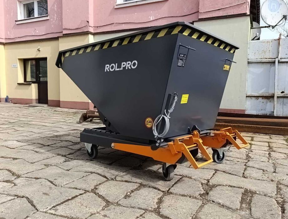 Koleba / Kontener samowyładowczy / Pojemnik metalowy 1100l - PREMIUM!!!