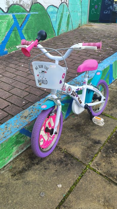 Bicicleta Menina LOL Branca