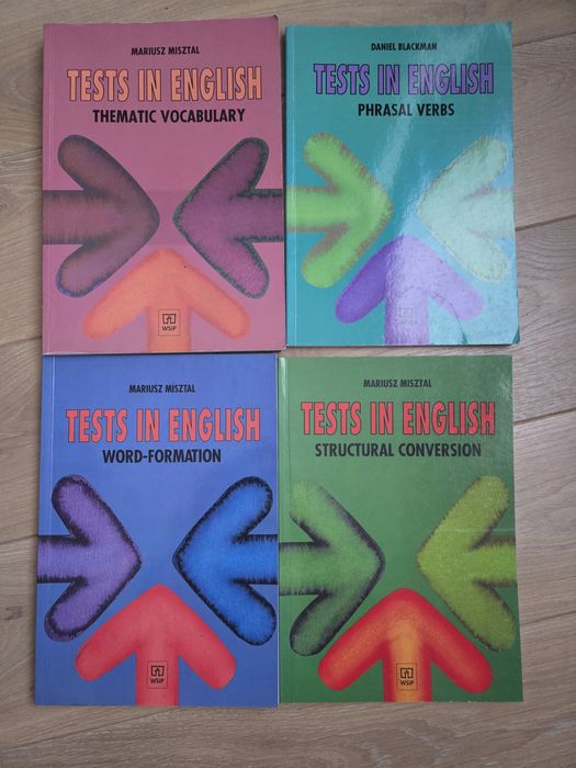 Zestaw książek Tests in English