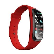 Smart Band C1 Plus pomiar ciśnienia puls sen kroki aplikacja