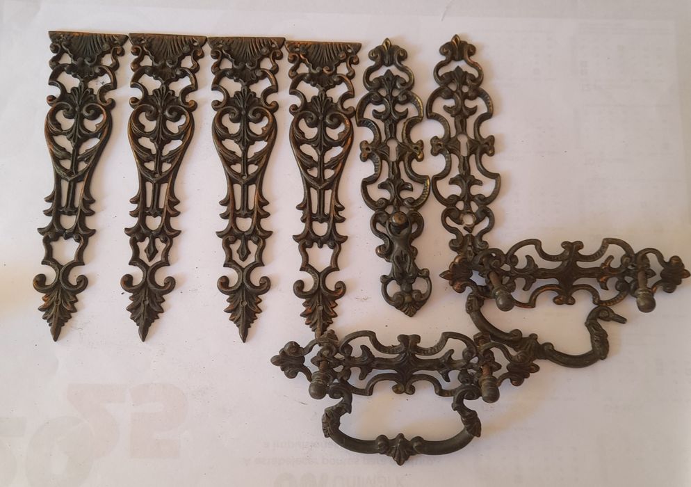Ferragens vintage latao