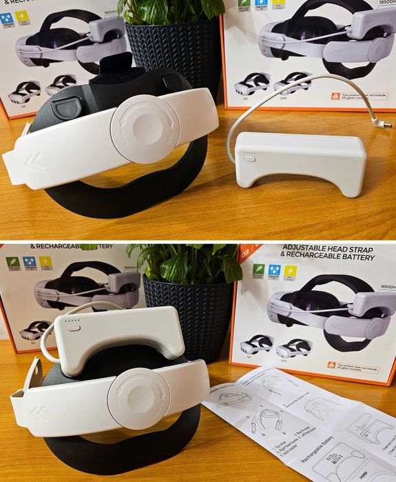 ‼️ Кріплення з батареєю Meta Quest 3, 3S Elite Battery Strap Oculus