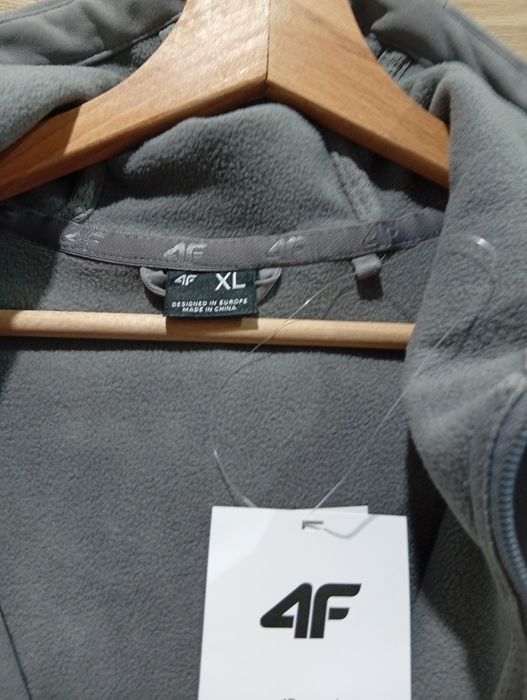 Kurtka softshell wiatroodporna membrana 5000 męska 4F rozmiar XL szara
