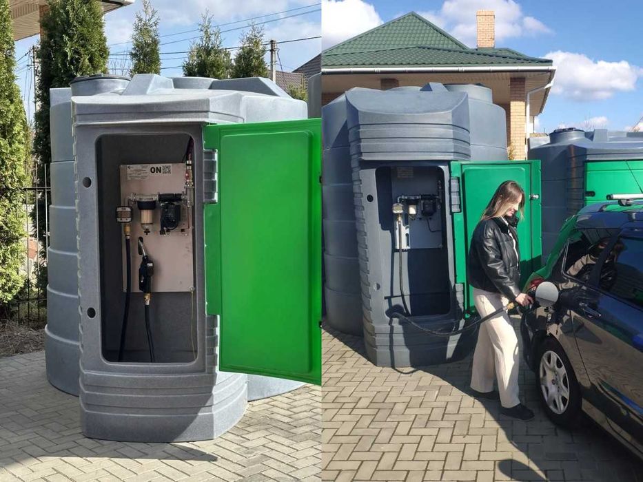 Резервуар 5000л двостінний для палива Міні АЗС під ключ Бочка Ємність