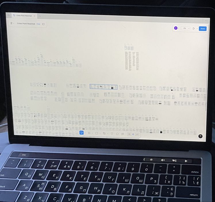 MacBook Pro 2019 13” A2159 розборка, матриця, корпус, тачбар, тачпад.