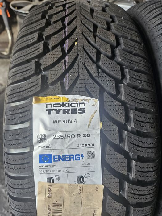 Opony zimowe 235/50/20 nokian wr suv 4 xl